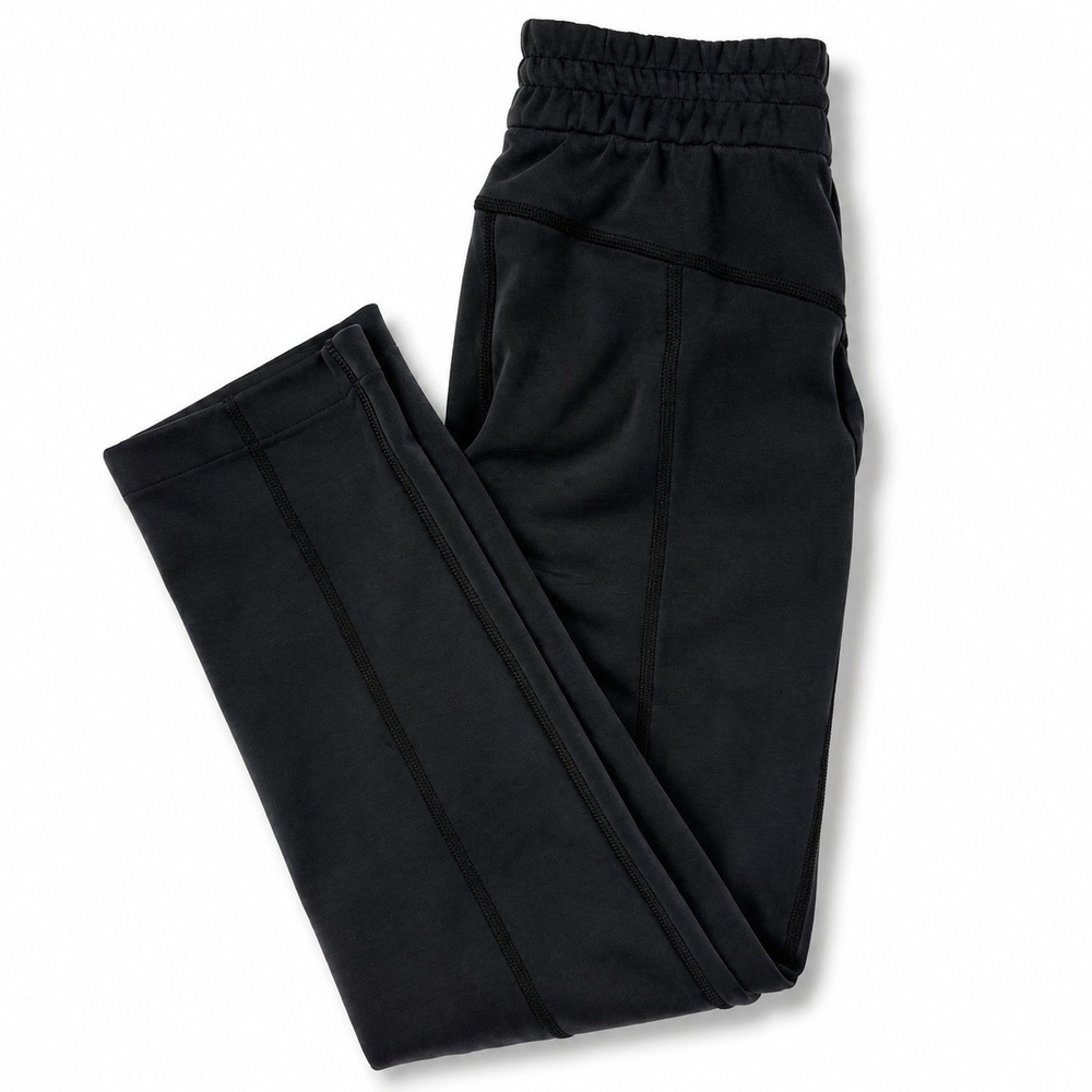 Lululemon Softstreme Wide Leg Pants Womens 0 Black High Rise Modal Athleisure